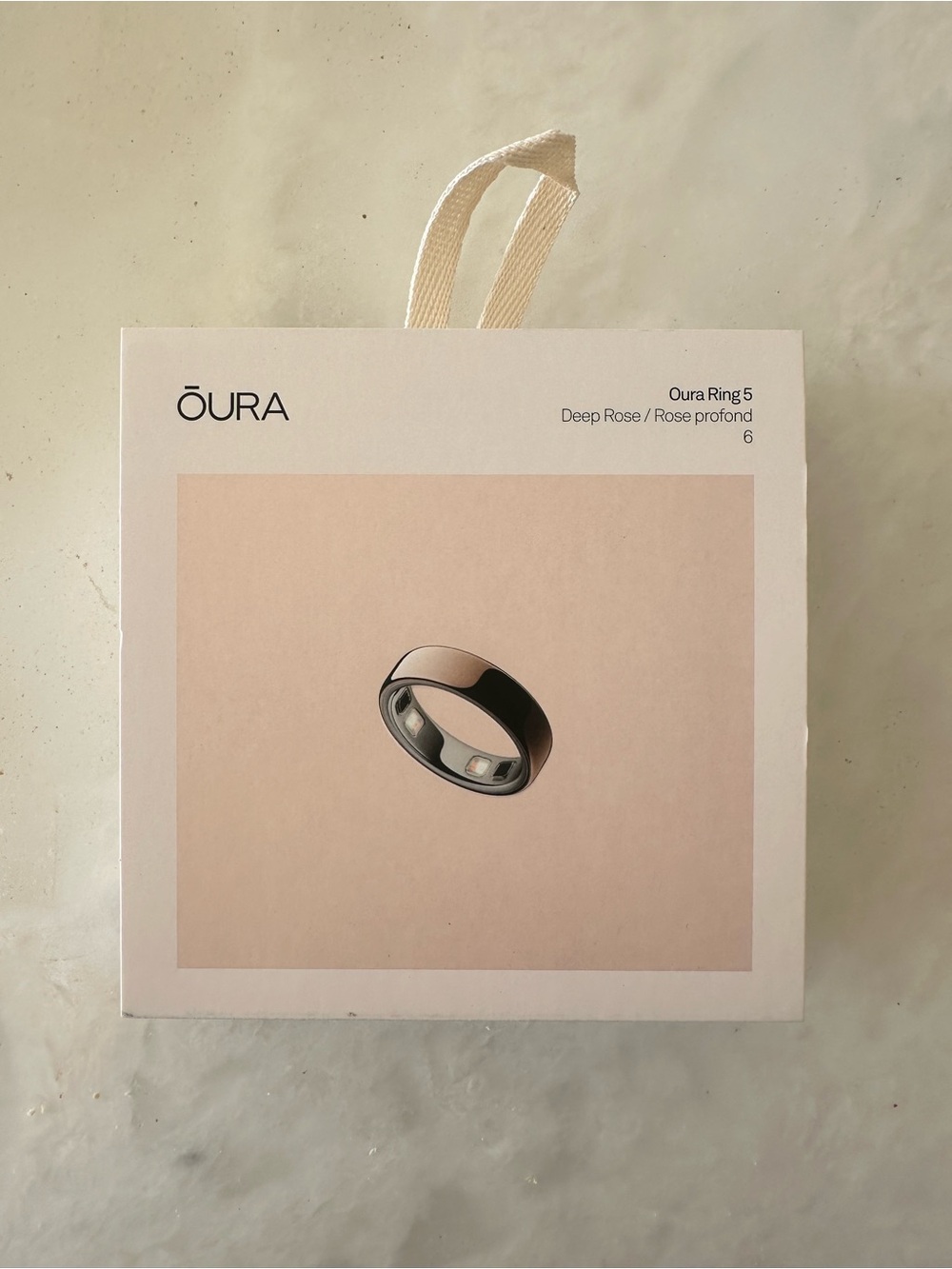 Oura Ring 5 - Deep Rose Smart Ring